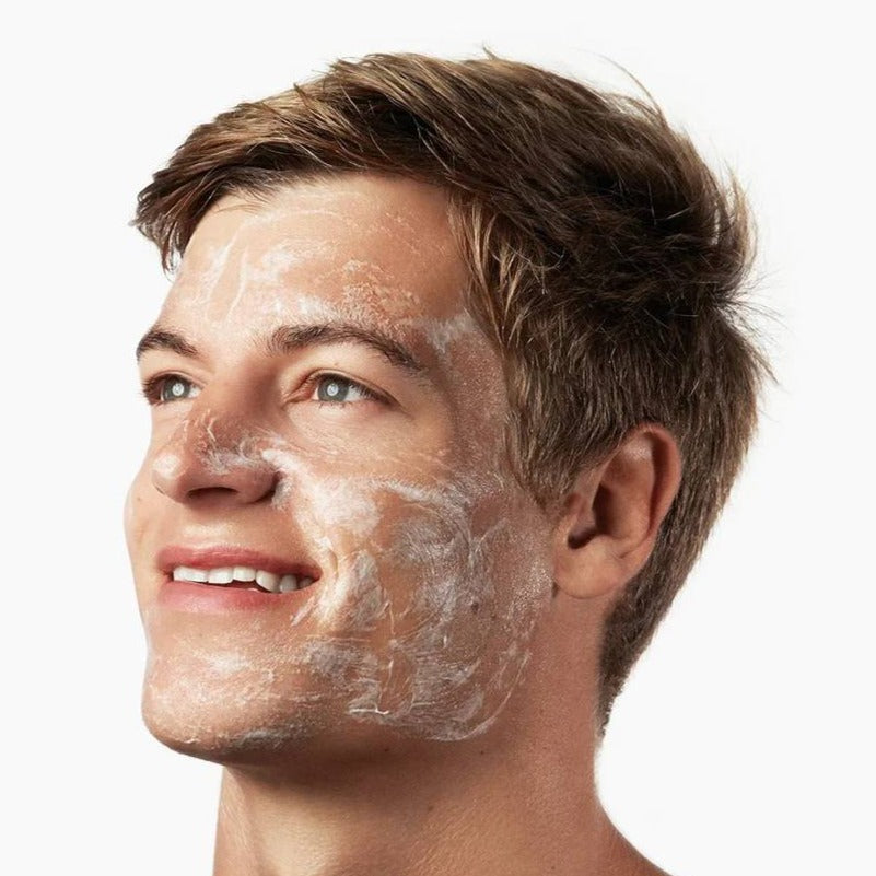 gel nettoyant visage pour homme bleu de peau- Orsoko